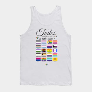 todos sois bienvenidos a esta casa Tank Top